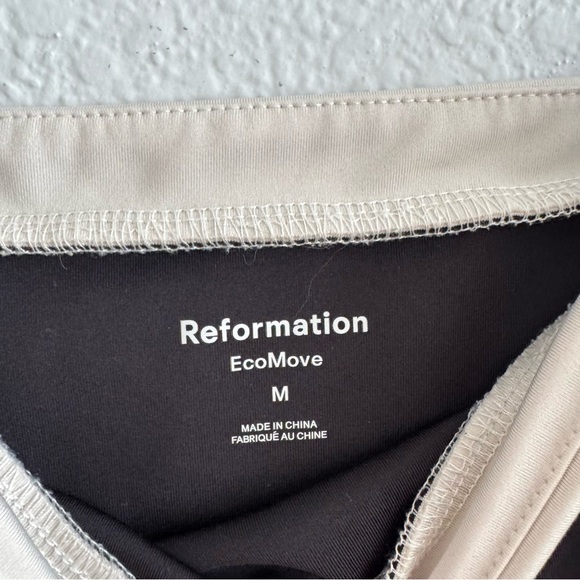 Reformation workout sports bra - ADELINA ECOMOVE black and white seize medium - Picture 3 of 6